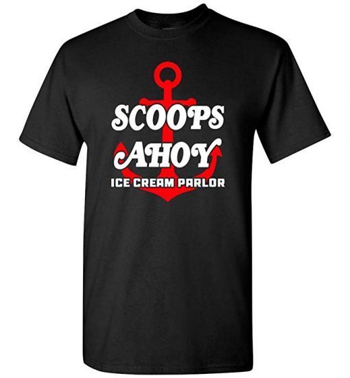 Scoops Ahoy Ice Cream Stranger Style Pop Culture Things T-Shirts