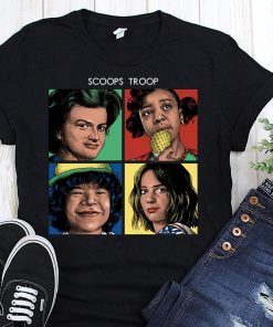 Scoops troop stranger things 3 shirt