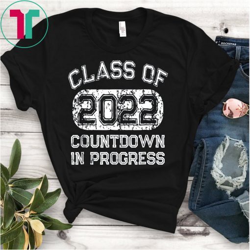 Senior 2022 T-Shirt Countdown to Graduation Gift