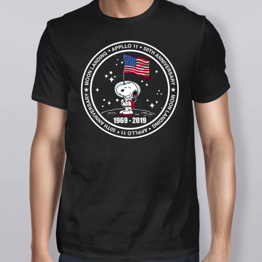 Snoopy Apollo 11 50th Anniversary Moon Landing Shirt