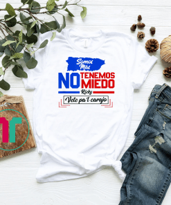 Somos Mas No Tenemos Miedo Ricky Pa'l Carajo Chat Scandal Black Puerto Rico Flag Shirt