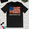 Stand Up For Usa Betsy Ross Flag Classic Gift Tee Shirts American Flag Gift