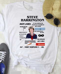 Steve Harrington Scoops Troop Ahoy Ladies But Tammy Thompsons A Girl T-Shirt