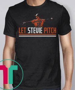 Stevie Wilkerson Shirt, Let Stevie Pitch T-Shirt