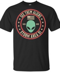 Storm Area 51 See Them Aliens UFO Youth Kids T-Shirt