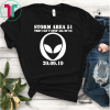 Storm Area 51 They Can't Stop Us All Mens Ladies Alien UFO Gift T-Shirts