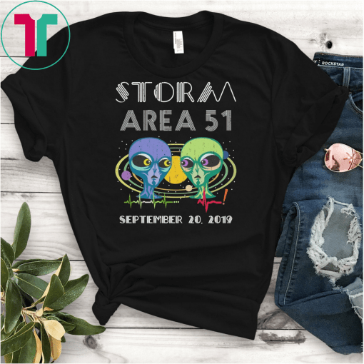 Storm Area 51 Tshirt, Area 51 Shirt Storm Area 51 5K Run Tshirt Area 51 Aliens Funny Vintage Tee Design Retro Aliens Storm Area 51 T-Shirt