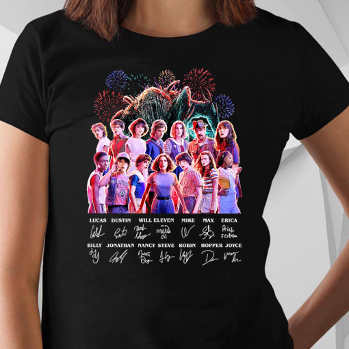 Strange Things 3 All Characters Signature Shirt