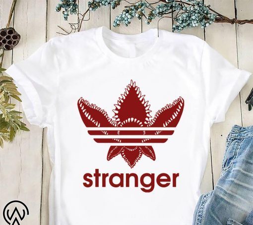 Stranger things adidas demogorgon shirt