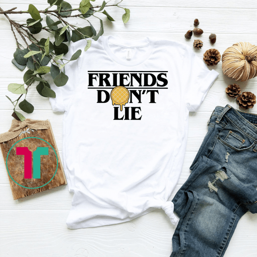 Stranger things friends don’t lie waffle shirt