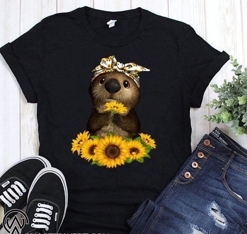 Sunflower otter shirt