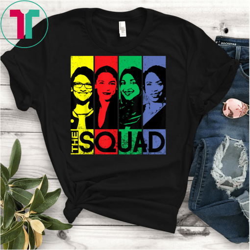 THE SQUAD AOC Ilhan Omar Tlaib Pressley Feminist Classic Gift T-Shirt