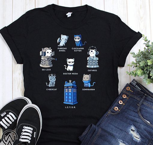 Tardis cats doctor meow doctor who shirt