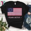 Team Betsy Ross Flag Shirt Proud American Flag Distressed Tee Shirt