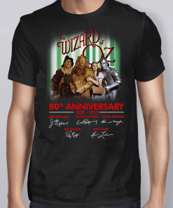 The Wizard Of Oz 80th Anniversary Signature Shirt