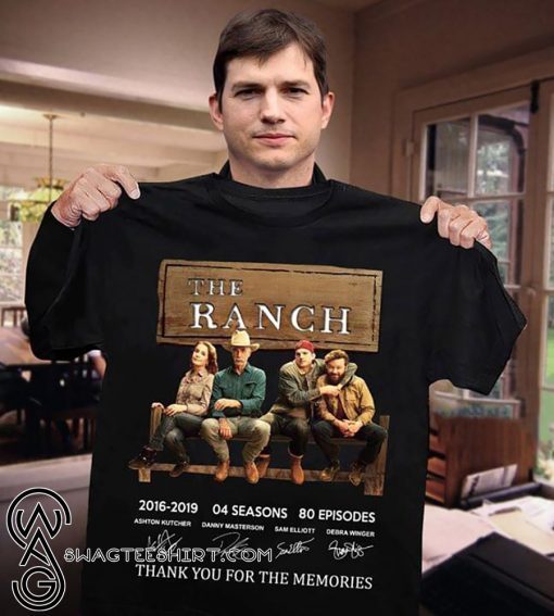 The ranch 2016 2019 04 seasons 80 episodes thank you for the memories signatures shirt