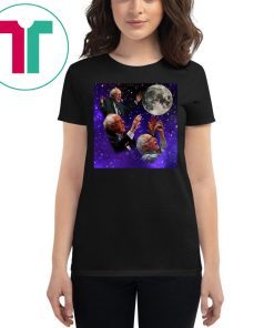 Three Bernie Sanders Moon T-Shirt