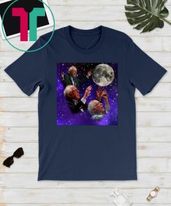 Three Bernie Sanders Moon T-Shirt