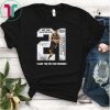 Tim duncan san antonio spurs 21 1977-2016 thank you for the memories Tee shirt