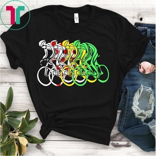 Tour France T-Shirt Cycling Bicycle Bike BMX Tee