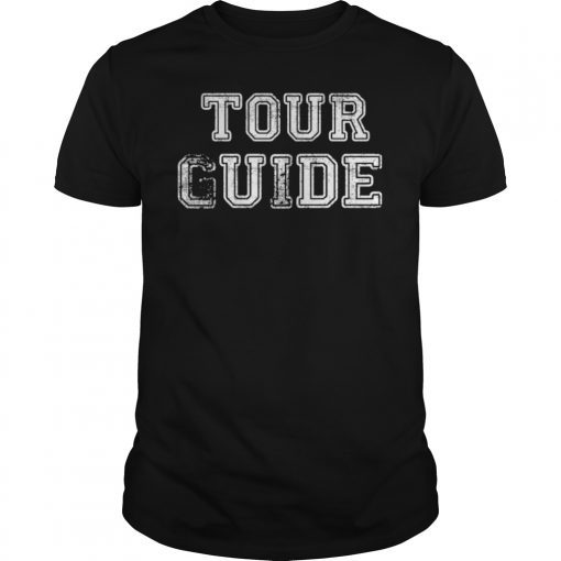 Tour Guide Novelty T-Shirt for Halloween or Dress Up Shirt