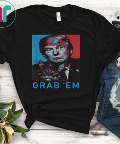 Trump Cat T-Shirt Grab 'Em Cat Funny Tee