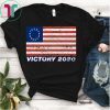 Trump MAGA Victory 2020 Betsy Ross Distressed American Flag Shirt