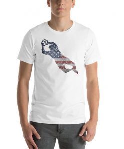 US National Team Diving Save American Flag Goal Keeper Short-Sleeve Men's T-Shirt