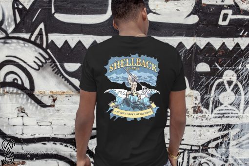 US navy shellback ancient order of the deep shirt