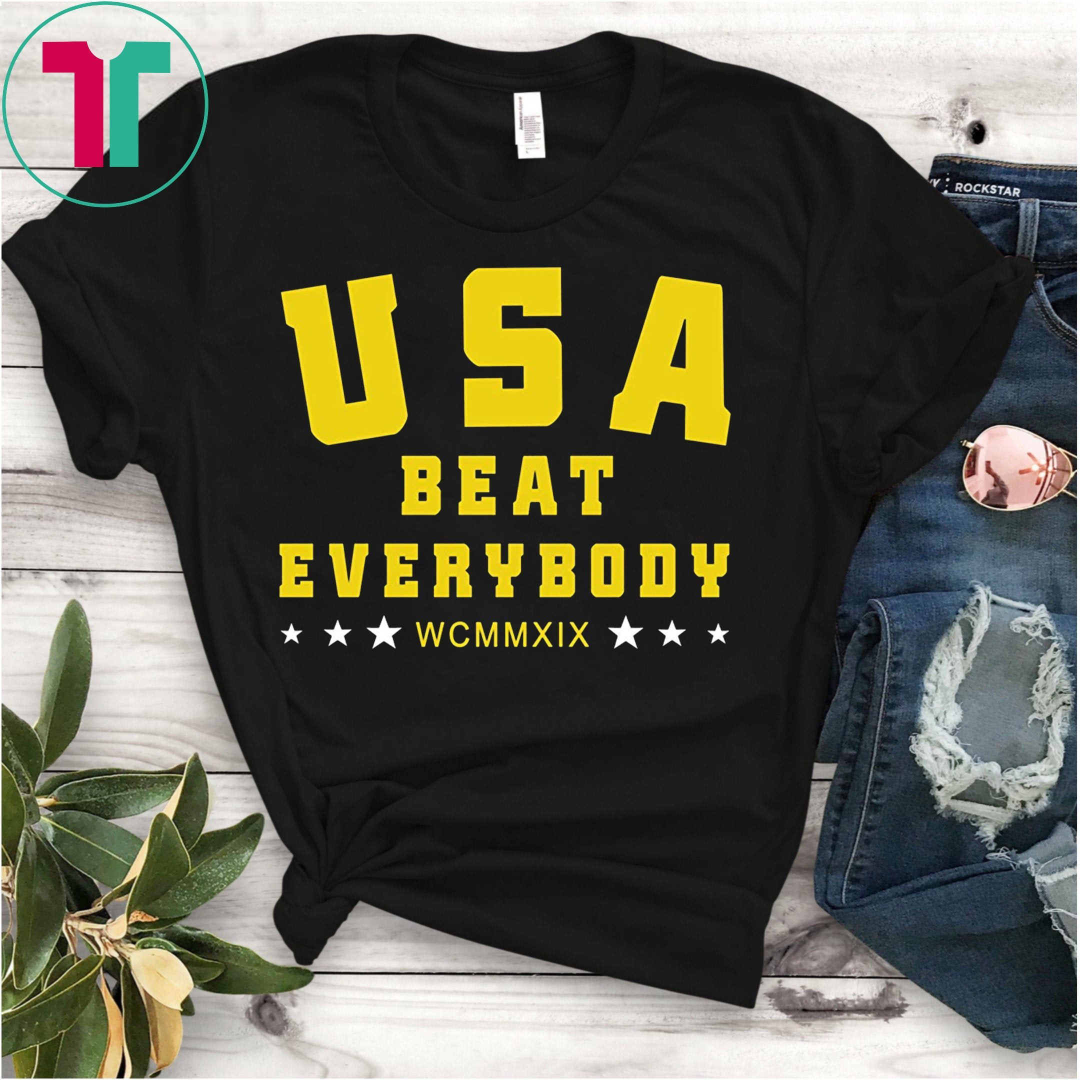 USA Beat Everybody T-Shirt - Reviewshirts Office