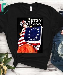 USA Betsy Ross American Flag Shirt Art-13 Original Colonies T-Shirt