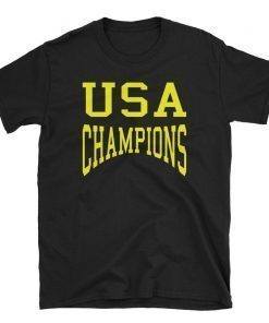 USA Champions Funny Softstyle T-Shirt with Tear Away Label