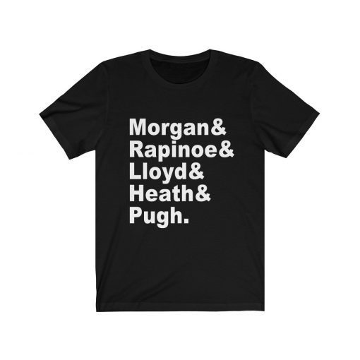 USA Soccer Team Shirt - Megan Rapinoe T-Shirt - United States Women's National Soccer Team USWNT Tee - Shirt Printed Front And Back