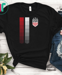 USA T-shirt Cool USA Soccer T-shirt Womens Mens Kids