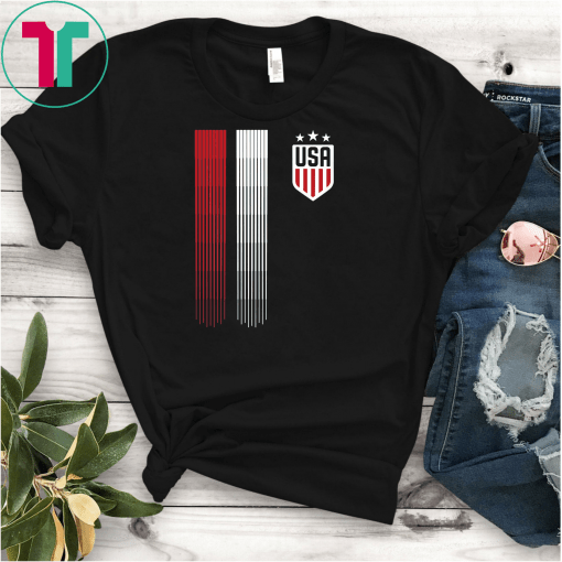 USA T-shirt Cool USA Soccer T-shirt Womens Mens Kids