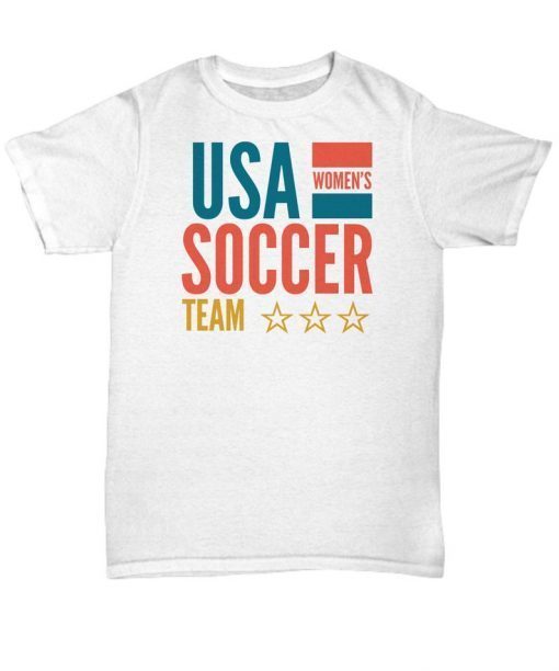 USA Women Soccer Team World Championship Cup t shirt camiseta unisex