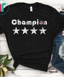 USA Women Soccer World Champions 2019 4 Stars T-Shirt Golden Cup T-Shirt