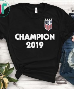 USA Women Soccer World Champions 2019 4 Stars Tee Shirt