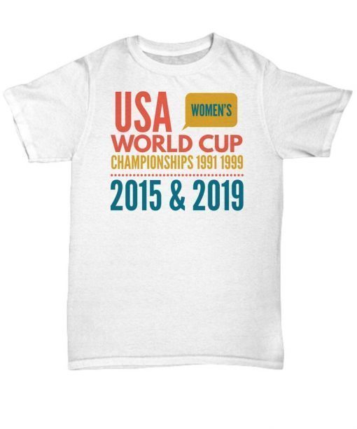 USA women soccer team world championship cup Tee Shirt camiseta camisa unisex