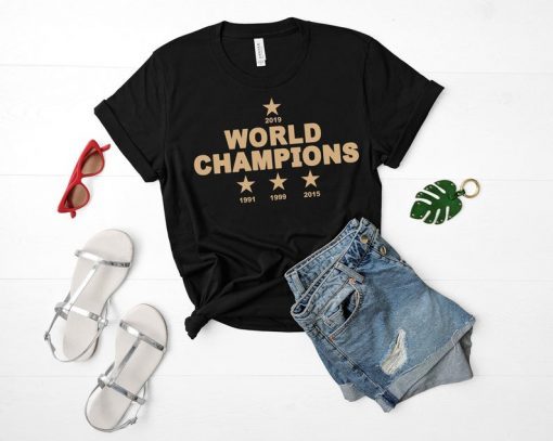 USWNT 2019 Women's World Cup Champions Podium celebration parade Gift Tee Shirts