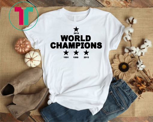 USWNT 2019 Women's World Cup Champions Podium celebration parade Tee Shirt