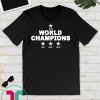 USWNT 2019 Women's World Cup Champions Podium celebration parade Tee Shirts