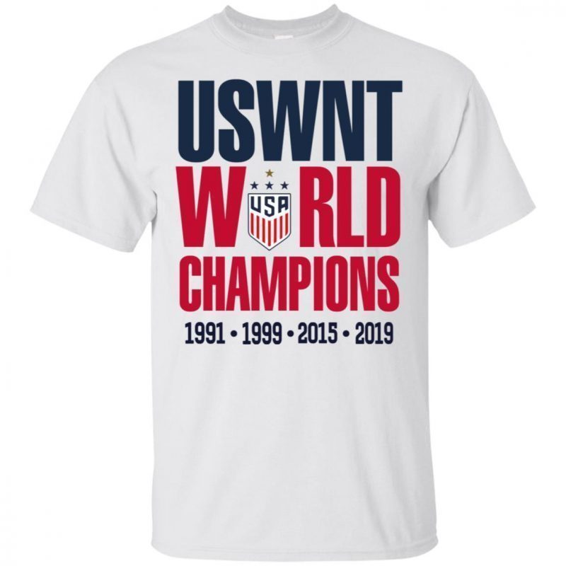 USWNT 2019 World Cup Champions 4 Star TShirt Reviewshirts Office