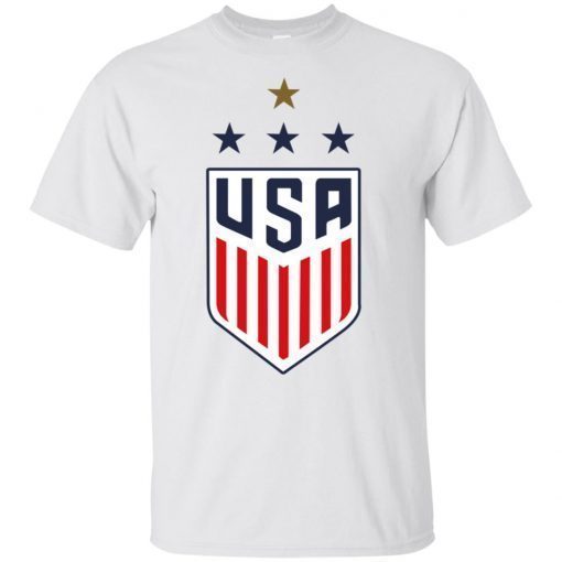 USWNT 2019 World Cup Champions 4 Stars T-Shirt