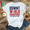 USWNT World Champions US Womens World Cup Soccer Futbol Football Fan T shirt