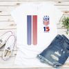 United States Women's National Soccer Team Shirt USWNT Alex Morgan, Julie Ertz, Tobin Heath, Megan Rapinoe, Mallory Pugh T-Shirts