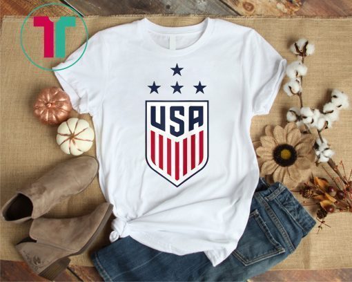 Us Women's Soccer Team Win Four Stars 2019 T-Shirt