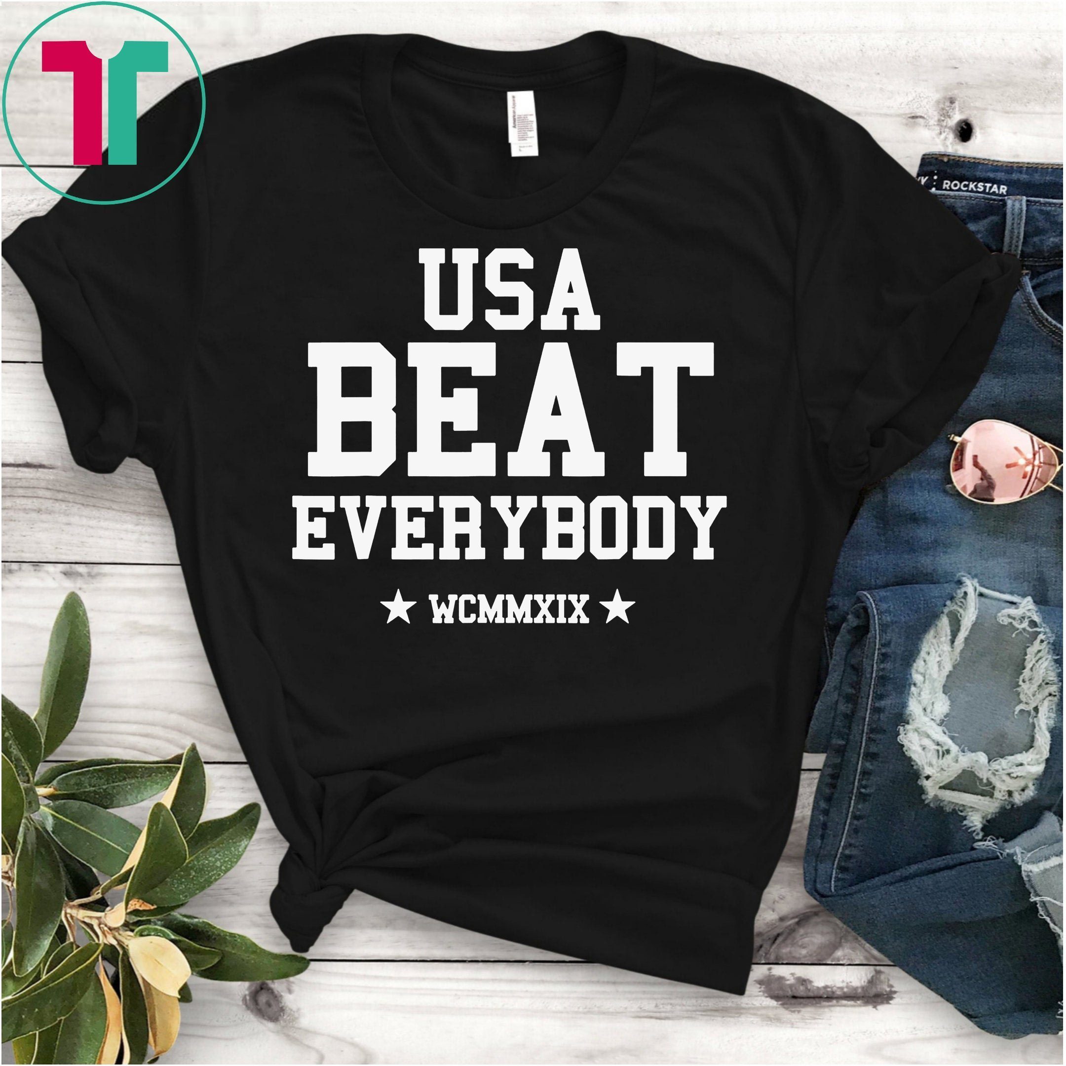Usa Beat Everybody 2019 T-Shirt - Reviewshirts Office