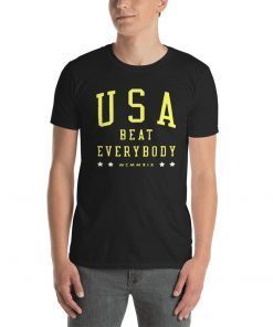 Usa beat everybody shirt,usa vs everyone shirt, uni sex USA world champion 2019.,Short-Sleeve Unisex Tee Shirt