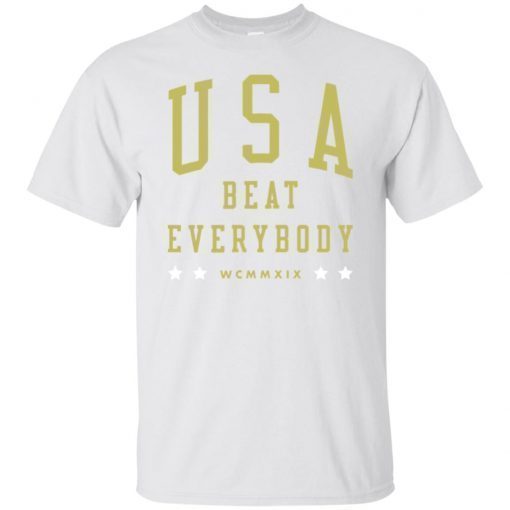 Usa beat everybody t shirt usa vs everybody t shirt